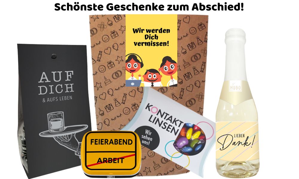 Geschenksets Abschied Geschenksets Abschied