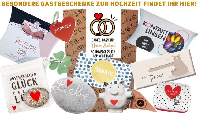 Gastgeschenke zur Hochzeit Gastgeschenke zur Hochzeit