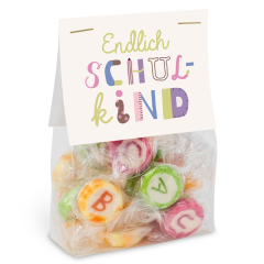 ABC Bonbons zur Einschulung „Endlich Schulkind