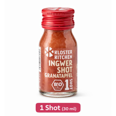Kloster Kitchen Bio Ingwer Shot Granatapfel 30ml