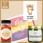 Geschenkbox zur Aufmunterung - Ich denk an dich! (Set 4)