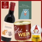 Geschenkbox „Schöne Weihnachten“ - Lustiges Weihnachtsgeschenk (Bär – Set 4)