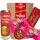 Geschenktüte „All I Want For Christmas Is You!“ - Weihnachtsgeschenk für Verliebte (Set 7)