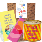 Geschenktüte zum Geburtstag – Geschenkset „Konfetti regnen“ (Set 15)
