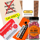 Geschenktüte Onboarding – Willkommensgeschenk  „Start-Button“ (Set 1) 