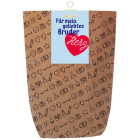 Geschenktüte BRUDERHERZ zum BEFÜLLEN