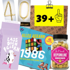 Geschenktüte zum 40. Geburtstag „39 Plus“ (Set 4)