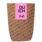 Geschenktüte DU ICH LÄUFT - rosa - zum Befüllen