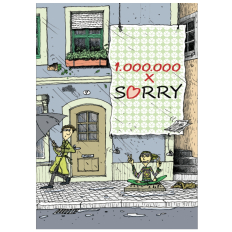 Postkarte zum Entschuldigen „1.000.000 x Sorry“