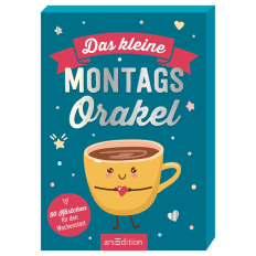 50 Kärtchen für den Wochenstart “Montags-Orakel“ – lustige Kollegengeschenk