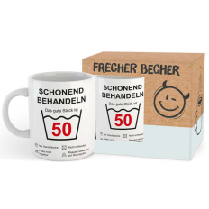 Becher SCHONEND BEHANDELN 50 GRAD
