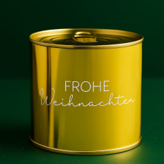 Cancake – Kuchen in der Dose „Frohe Weihnachten“ (Schwarzwälder Kirsch)