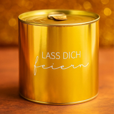 Cancake – Kuchen in der Dose „Lass dich feiern“ (Brownie)