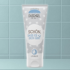 Duschgel SCHÖN DASS ES DICH GIBT - Motiv Sterne