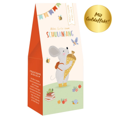 Fruchtgummi Herzen ALLES GUTE ZUM SCHULANFANG