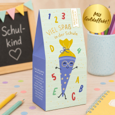 Fruchtgummi Herzen zur Einschulung „Viel Spaß in der Schule“
