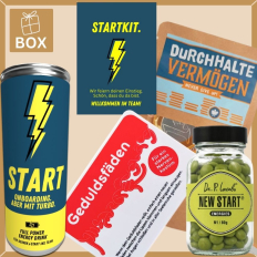Onboarding Box – Willkommensgeschenk neue Mitarbeiter „Startkit“ (Set 4)