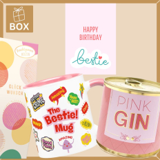 Geschenkbox zum Geburtstag – „Happy Birthday Bestie“ (Set 2)