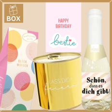 Geschenkbox zum Geburtstag – „Happy Birthday Bestie“ (Set 1)