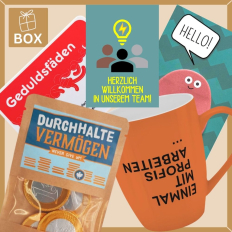 Onboarding Box – Begrüßungsgeschenk „Willkommen im Team“ (Set 5)
