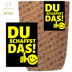 Geschenktüte Motivationsgeschenk „Du schaffst das!“ – zum selber Befüllen