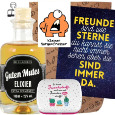 Geschenktüte zur Aufmunterung - Kleiner Sorgenfresser (Set 3)