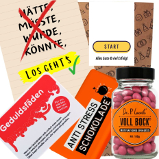 Geschenktüte Onboarding – Willkommensgeschenk  „Start-Button“ (Set 1) 