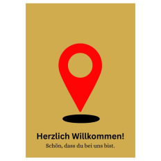Minicard fürs Onboarding „Herzlich willkommen im Team“ – Zielpunkt
