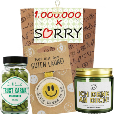 Geschenktüte Entschuldigung – Geschenk „1.000.000 x Sorry“ (Set 14)