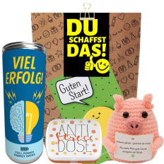 Geschenktüte Motivationsgeschenk „Du schaffst das!“ (Set 20)