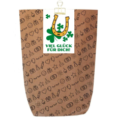 Geschenktüte VIEL GLÜCK FÜR DICH! - zum Befüllen
