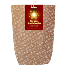Geschenktüte für Mitarbeiter Weihnachtsgeschenke „Schichtheld:in“ - zum Befüllen
