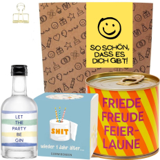 Geschenktüte Geburtstagsgeschenk „So schön, dass es dich gibt!“ (Set 10)
