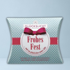 Glückslicht FROHES FEST - gepunktet