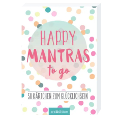 50 Kärtchen zum Glücklichsein HAPPY MANTRAS 