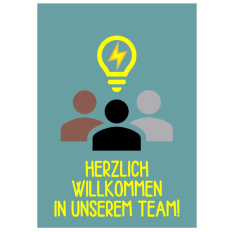 Minicard Onboarding „Herzlich willkommen in unserem Team“ - New Edition