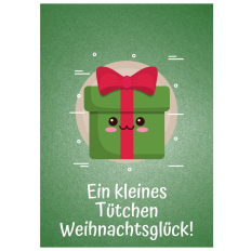 Minicard EIN TÜTCHEN WEIHNACHTSGLÜCK!