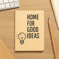 Kleines Notizheft HOME FOR GOOD IDEAS