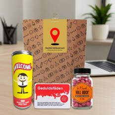 Geschenktüte Onboarding – Willkommensgeschenk „Zielpunkt“ (Set 4)