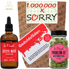 Geschenktüte Entschuldigung – Geschenk „1.000.000 x Sorry“ (Set 10)