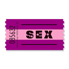 Einzelwertmarke „Sex“ - Lustige Adventskalenderfüllung für Erwachsene