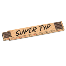 Zollstock „Supertyp“ – Kleines Männergeschenk
