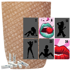 Adventskalender Set zum Befüllen X-MAS ICON HOT NUMBERS
