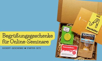 Begrüßungsgeschenke für Onlinecoachings, Webinare und Seminare