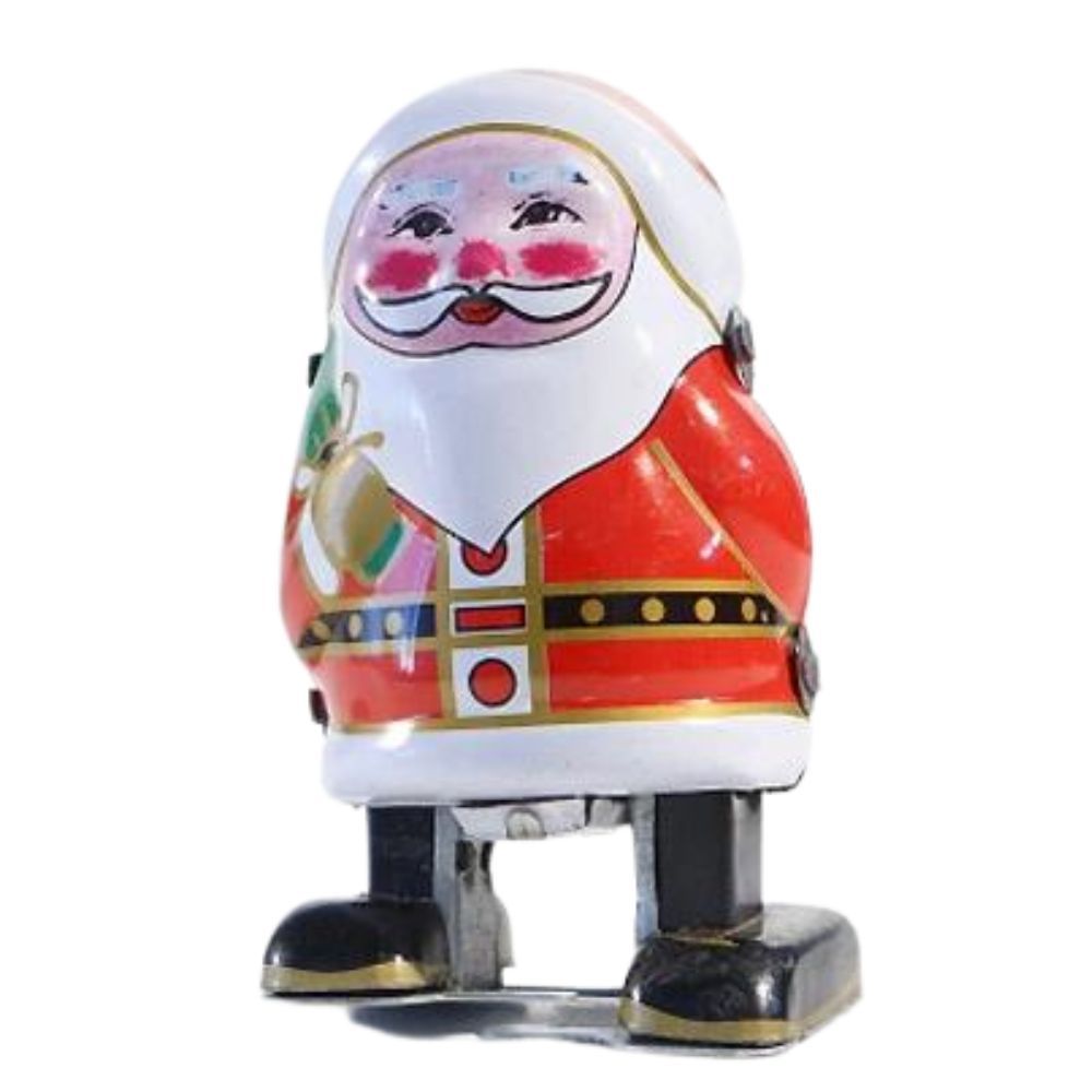 Blechspielzeug Weihnachtsmann laufend