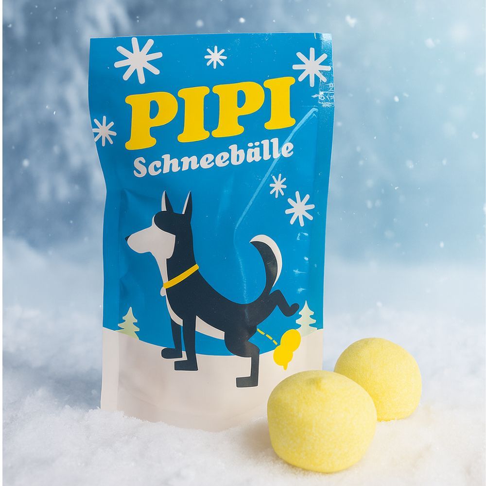 Speckbälle – Pipi-Schneebälle
