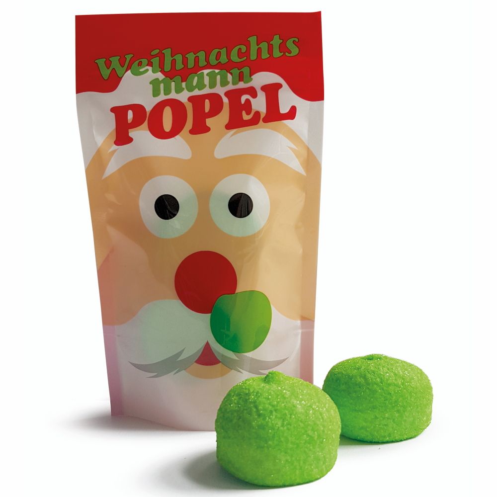Marshmallows Weihnachtsmann-Popel